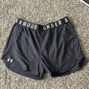 Under Armour Dark Grey Athletic Performance Shorts